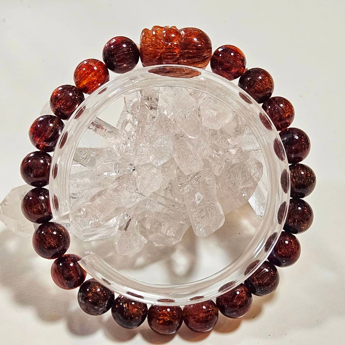 ガーネットブレスレット