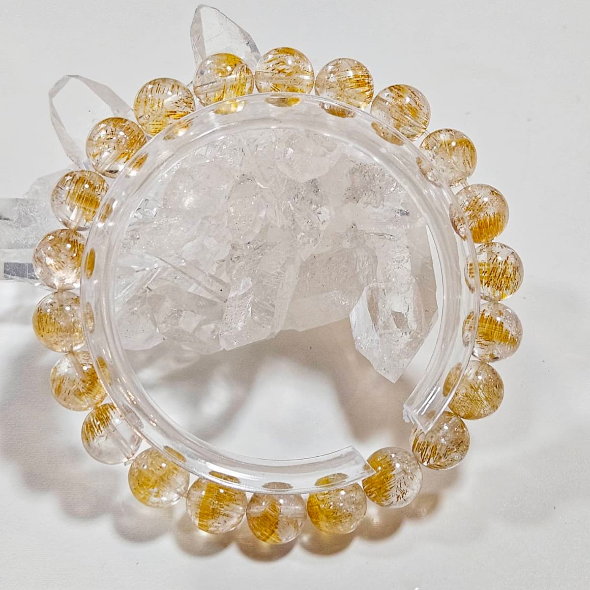 クリスタルクォーツブレスレット